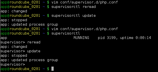 Supervisor reread/update